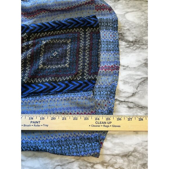 Prana Women’s Bluebell Inka Long Sleeved Blouse Top Sz Medium Boho Peasant - Picture 7 of 7